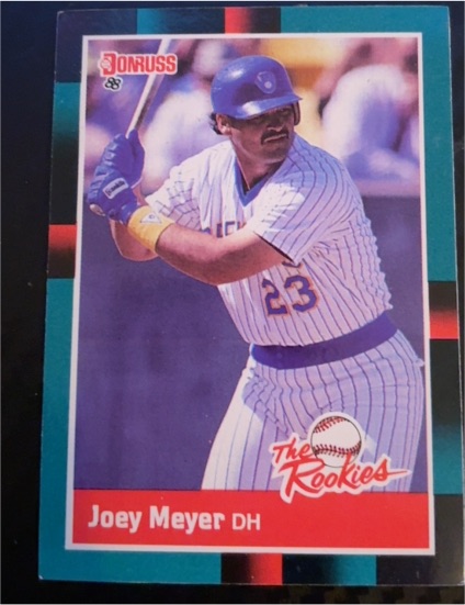 1988 Donruss The Rookies #38 Joey Meyer — front