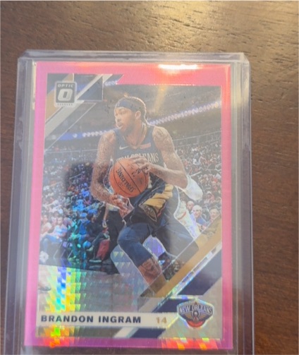 2019-20 Donruss Optic #23 Brandon Ingram Hyper Pink — front