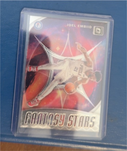 2019-20 Panini Donruss Optic #3 Joel Embiid Fantasy Stars — front