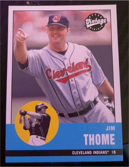 2001 Upper Deck Vintage #46 Jim Thome — front
