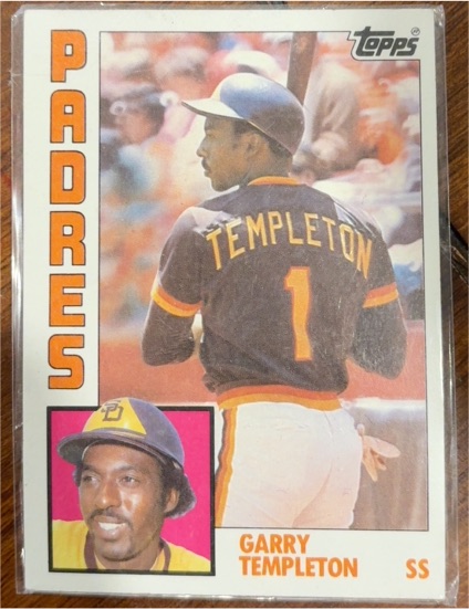 1984 Topps #615 Garry Templeton — front