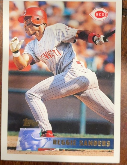 1996 Topps #330 Reggie Sanders — front