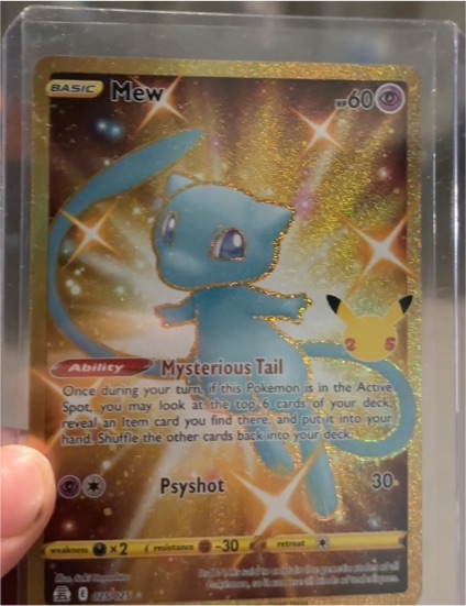 2021 Pokemon TCG Celebrations #025 Mew — front