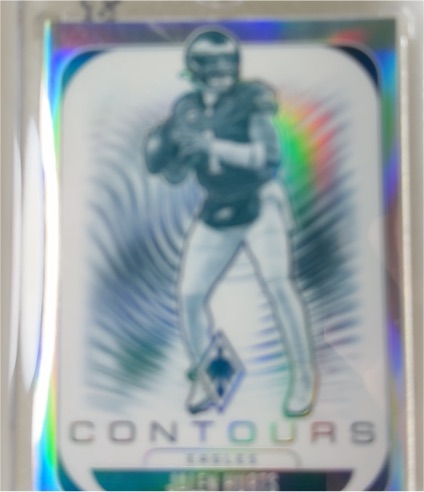 2025 Panini Phoenix #26 Jalen Hurts Contours — front