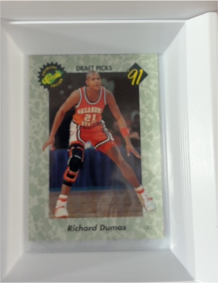 1991 Classic Draft Picks #36 Richard Dumas — front
