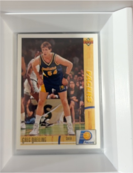 1991-92 Upper Deck #306 Greg Dreiling Indiana Pacers — front