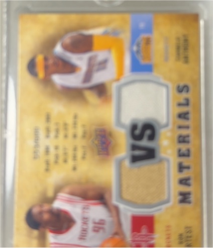 2009-10 Upper Deck #VS-AA Carmelo Anthony / Ron Artest — front