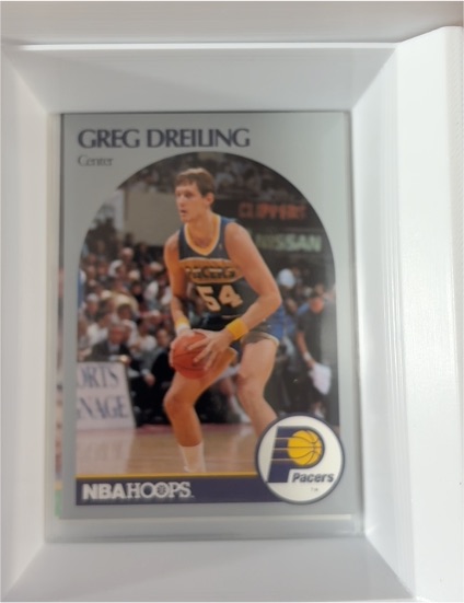 1990-91 NBA Hoops #132 Greg Dreiling — front