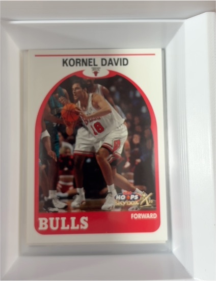 1990 Hoops #18 Kornel David — front