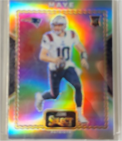 2024 Panini Select Score Throwback #22 Drake Maye — front