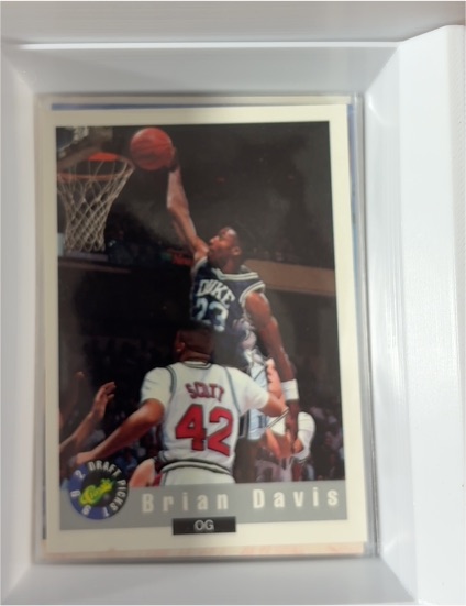 1992 Classic Draft Picks #27 Brian Davis — front