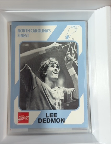 1989-90 Collegiate Collection/Coca-Cola North Carolina's Finest #164 Lee Dedmon — front