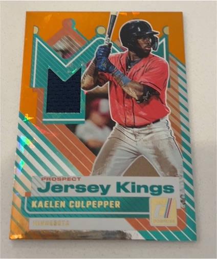 2025 Panini Donruss Prospect Jersey Kings #PJK-KC Kaelen Culpepper — front