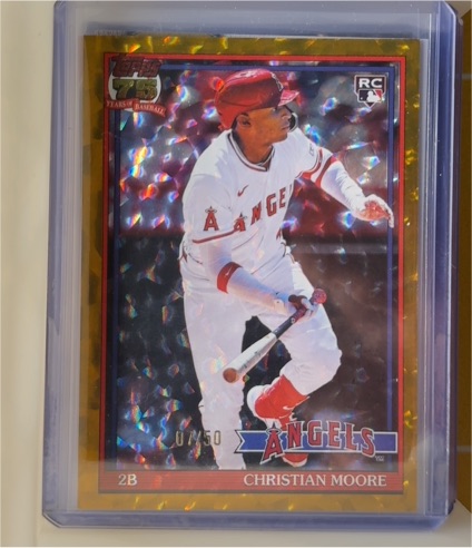 2026 Topps Series 1 #T91-46 Christian Moore — front