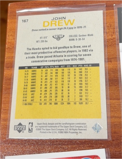 2002-03 Upper Deck Generations NBA Classics #167 John Drew — front
