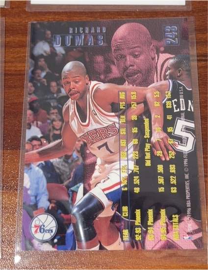 1995-96 Upper Deck #209 Richard Dumas — front