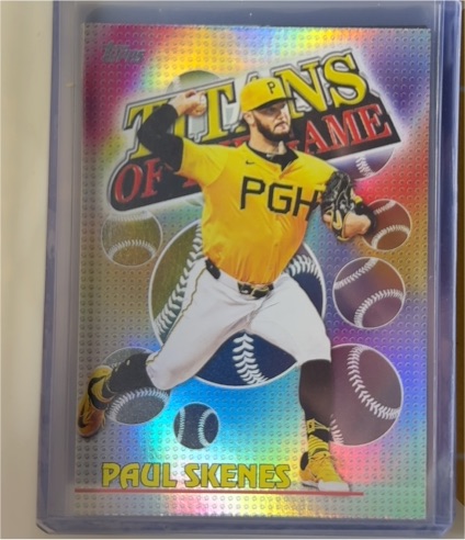 2026 Topps Series 1 #TOG-14 Paul Skenes Titans of the Game — front