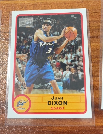 2003-04 Topps Bazooka #95 Juan Dixon — front