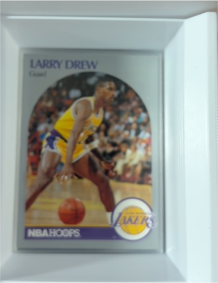 1990-91 NBA Hoops #155 Larry Drew — front