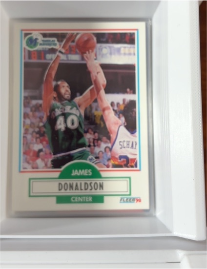 1990 Fleer #41 James Donaldson — front