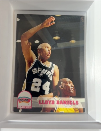 1993-94 NBA Hoops #198 Lloyd Daniels — front