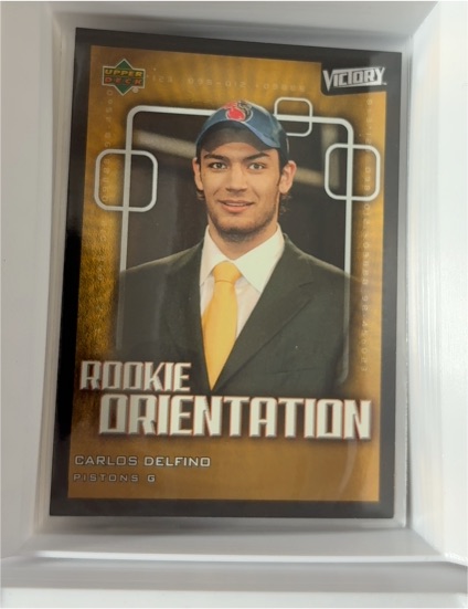 2003-04 Upper Deck Victory #125 Carlos Delfino Rookie Orientation — front