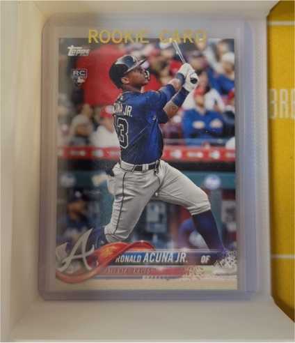 2018 Topps #698 Ronald Acuna Jr. — front