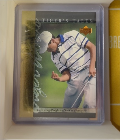 2001 Upper Deck Tiger's Tales #TT6 Tiger Woods — front