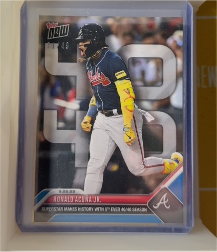 2023 Topps Now #903 Ronald Acuña Jr. — front