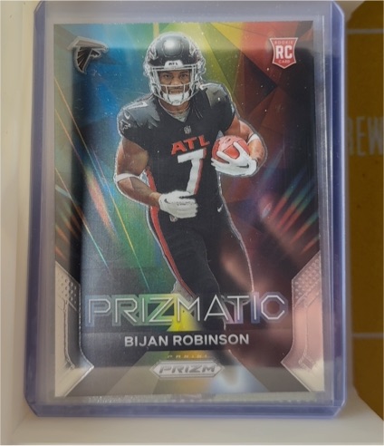 2023 Panini Prizm Prizmatic #19 Bijan Robinson — front