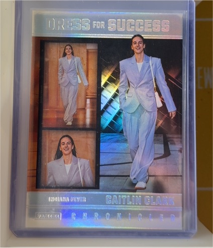 2025 Panini Caitlin Clark Chronicled Dress for Success #70 Fever — front