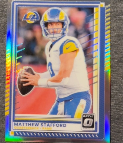 2025 Panini Donruss Optic #198 Matthew Stafford — front