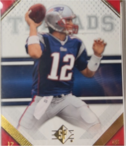 2009 Upper Deck SP Threads #93 Tom Brady — front