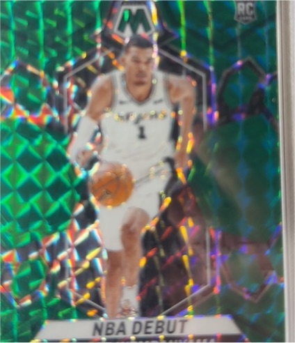 2023-24 Panini Mosaic #257 Victor Wembanyama NBA Debut — front