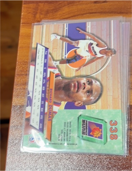 1994-95 NBA Hoops #338 Richard Dumas — front