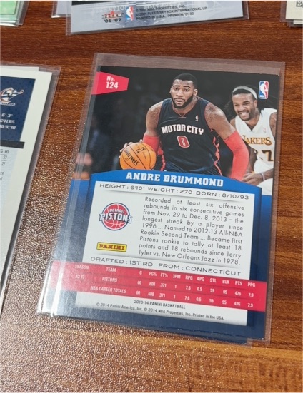 2013-14 Panini #124 Andre Drummond — front