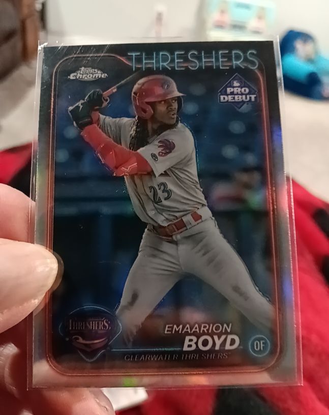 2024 Topps Chrome Pro Debut #PDC-2 Emaarion Boyd — front