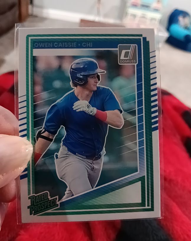2025 Donruss #186 Owen Caissie — front