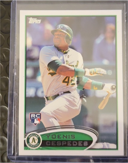 2012 Topps #396 Yoenis Cespedes — front