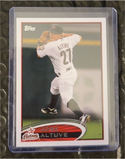 2012 Topps #187 Jose Altuve — front
