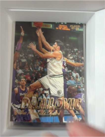 1997 Fleer #5 Sasha Danilovic — front