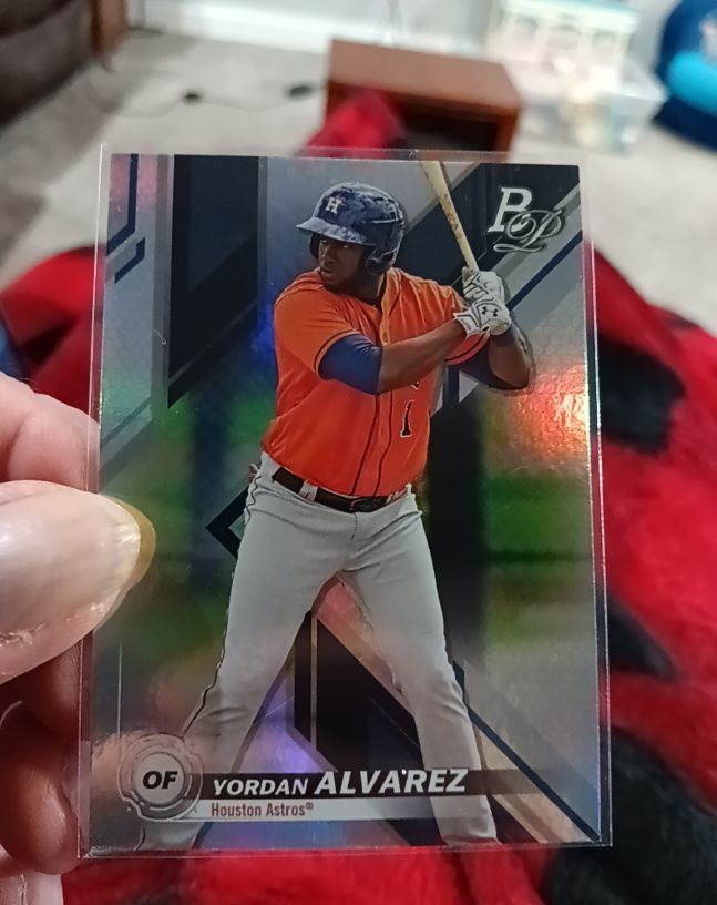 2019 Bowman Platinum Top Prospects #TOP-100 Yordan Alvarez — front