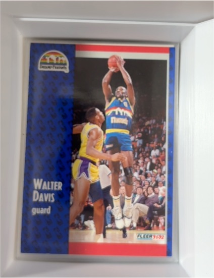 1991-92 Fleer #274 Walter Davis — front