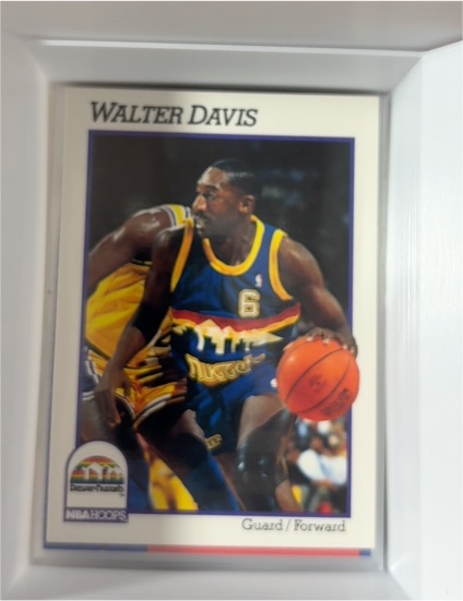 1991-92 NBA Hoops #356 Walter Davis — front