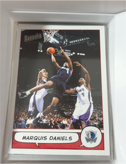 2004-05 Topps Bazooka #2 Marquis Daniels — front