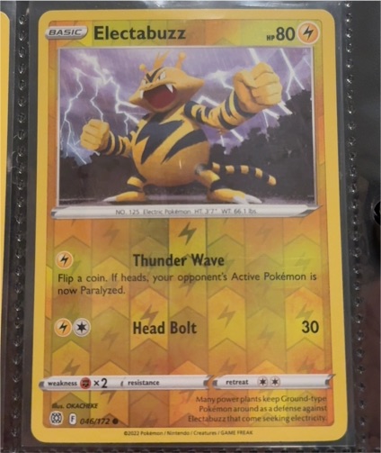 2022 Pokémon Brilliant Stars #046 Electabuzz — front
