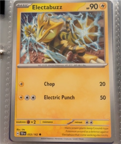 2024 Pokémon SV05: Temporal Forces #53 Electabuzz — front
