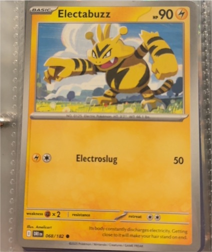2023 Pokémon SV: Destined Rivals #068 Electabuzz — front