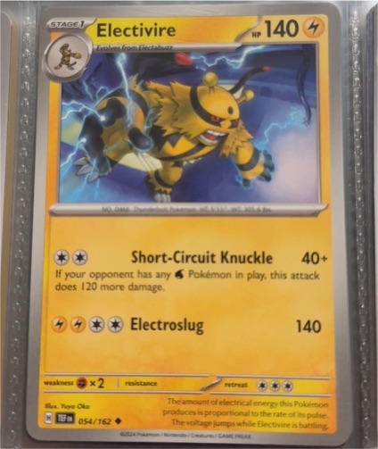 2024 Pokemon Temporal Forces #054 Electivire — front