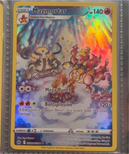 2023 Pokémon Crown Zenith GG03 Magmortar — front